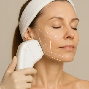 Woman having HI-FU to reduce wrinkles call LA LIPO Lewisham Now!