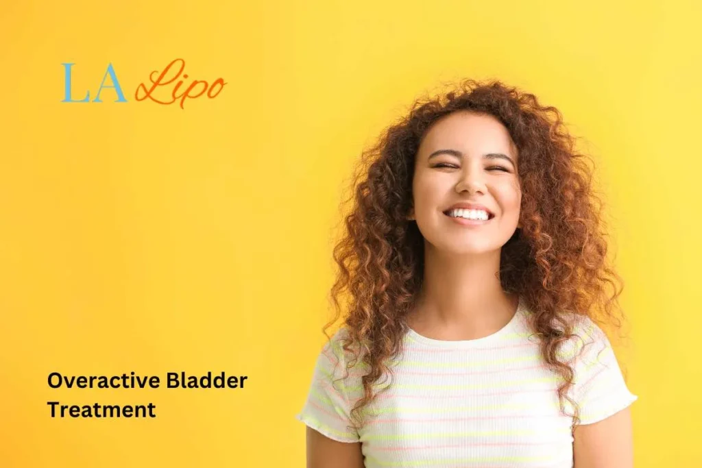 woman smiling about overactive bladder treatment Lewisham solutions